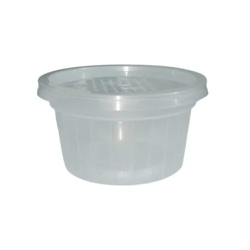 Tarro plástico perforado de 100 ml para insectos 1